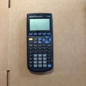 Texas Instruments TI-89 Graphing Calculator W/ Cover Black Tested & Works